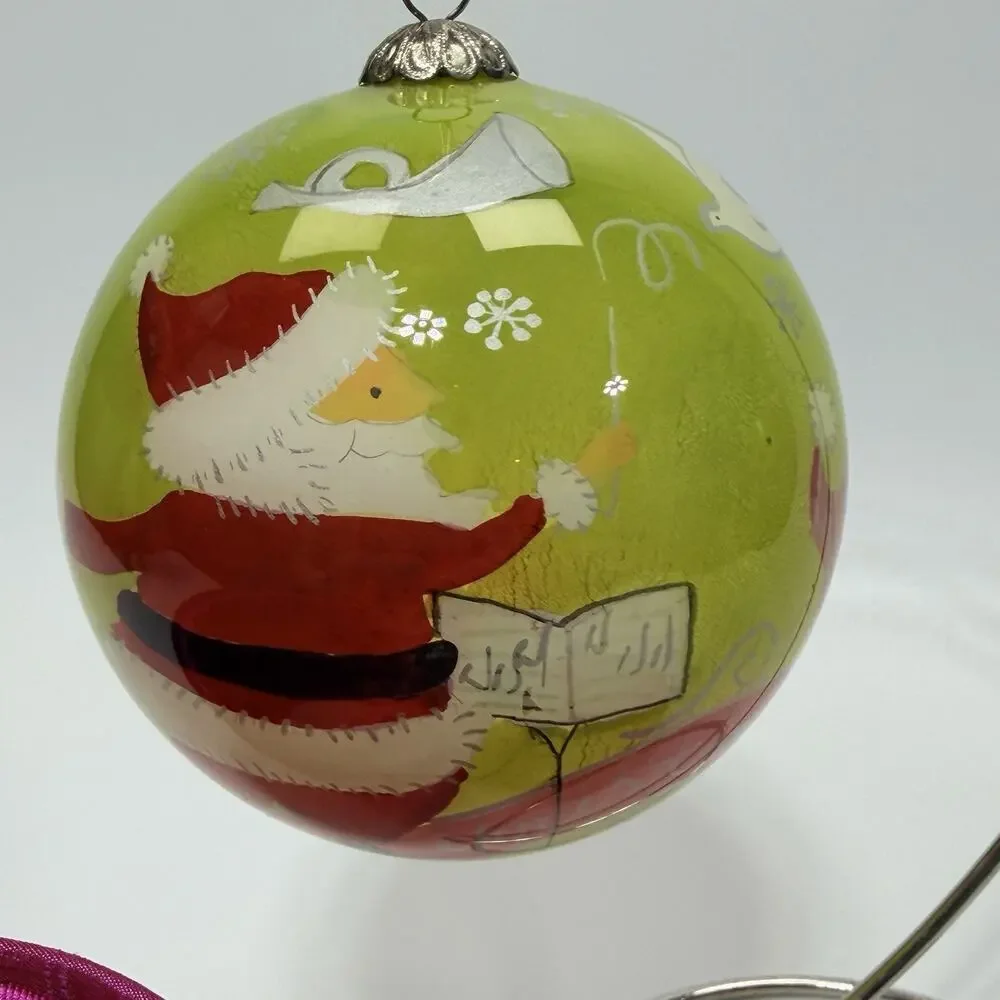 Pier 1 Li Bien Glass Christmas Ornament 3